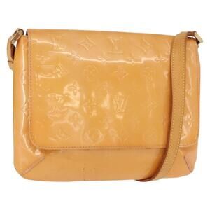 LOUIS VUITTON Monogram Vernis Thompson Street Pink M91070 Auth gh1565